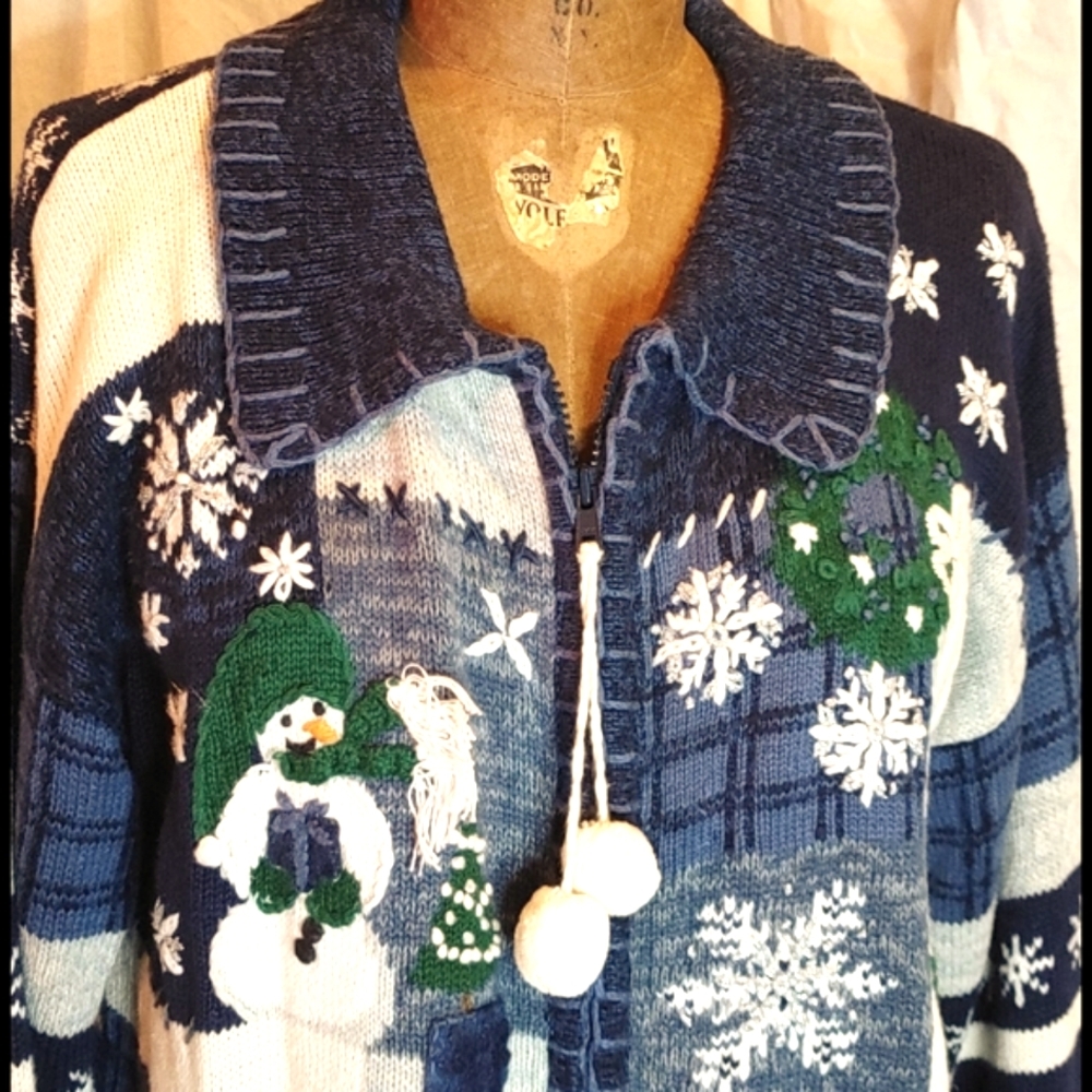 Ugly Vintage Christmas sweater. - Picture 5 of 12